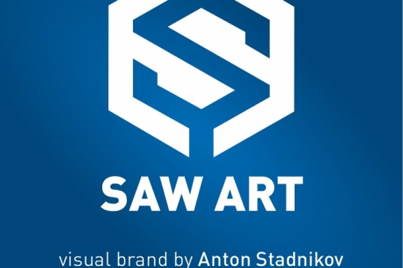SAW ART — логотип візуального бренду Антона Стаднікова, створеного на базі General Graphics